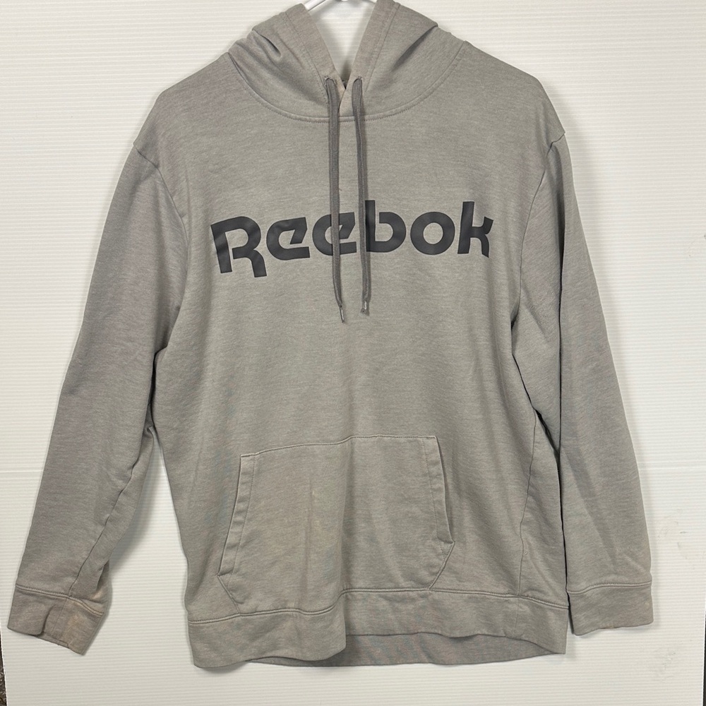 Reebok Men's Light Gray Hoodie